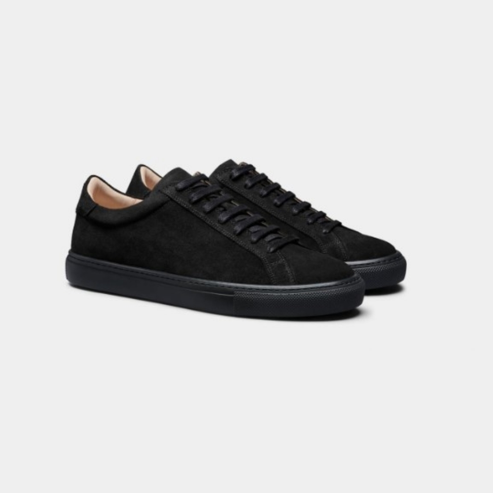 SuitSupply Black Monochrome Sneakers